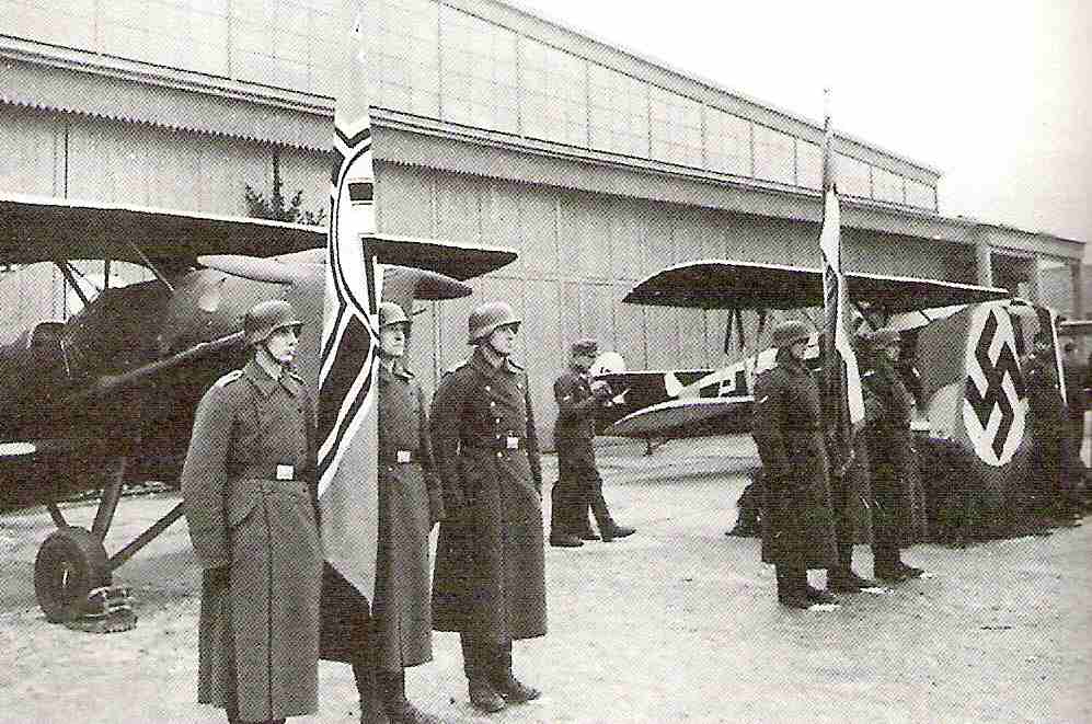 Taking the military oath, March 1944